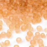 Seed beads - ± 2 mm Frosted Tropical peach